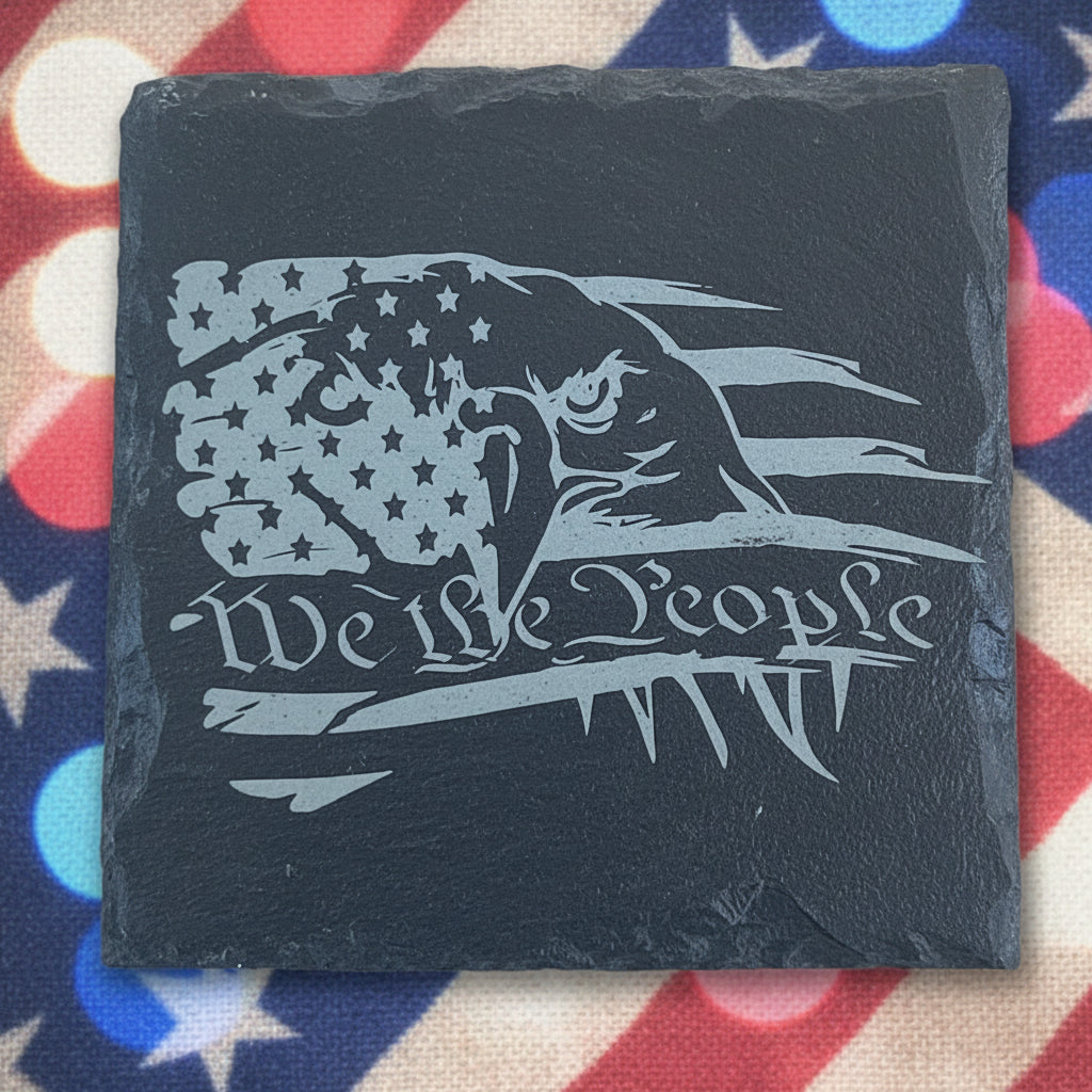 We the People Slate Coaster