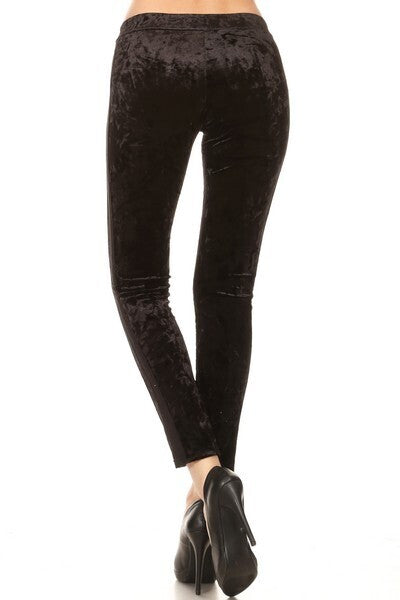 Icy Velvet Side Stripe Pants image 2
