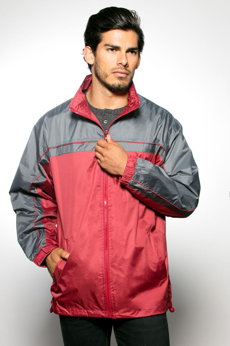 I5 Apparel Men's Lightweight Windbreaker Rain Jacke image 0