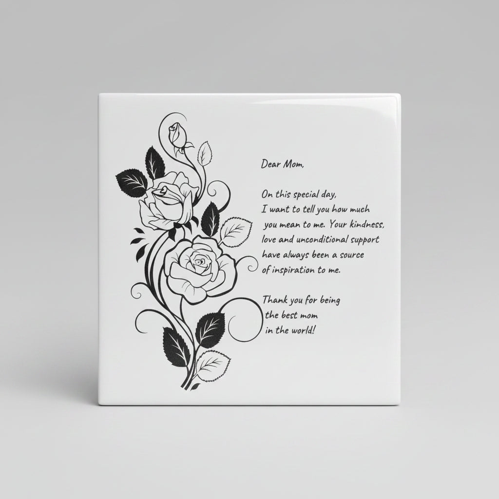 Nurse Laser Engraved Ceramic Tile