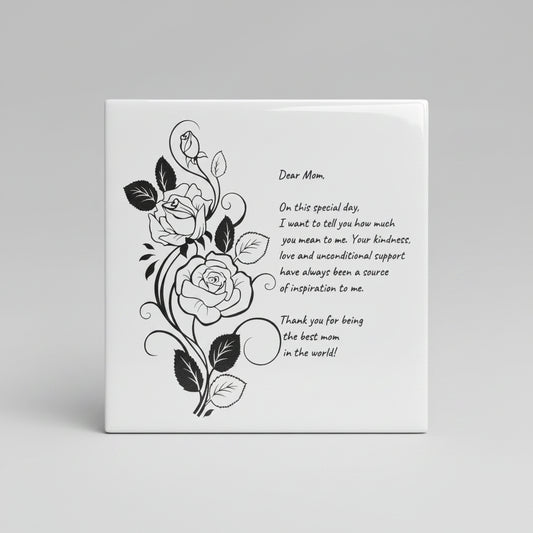 Nurse Laser Engraved Ceramic Tile