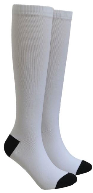 Foozys White Compression Socks image 0