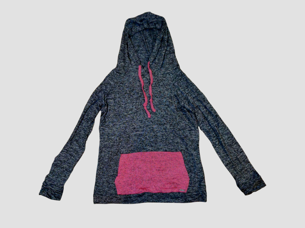 Hello Mello Carefree Threads Women's Heather Drawstring Hooded Sweatshirt image 0