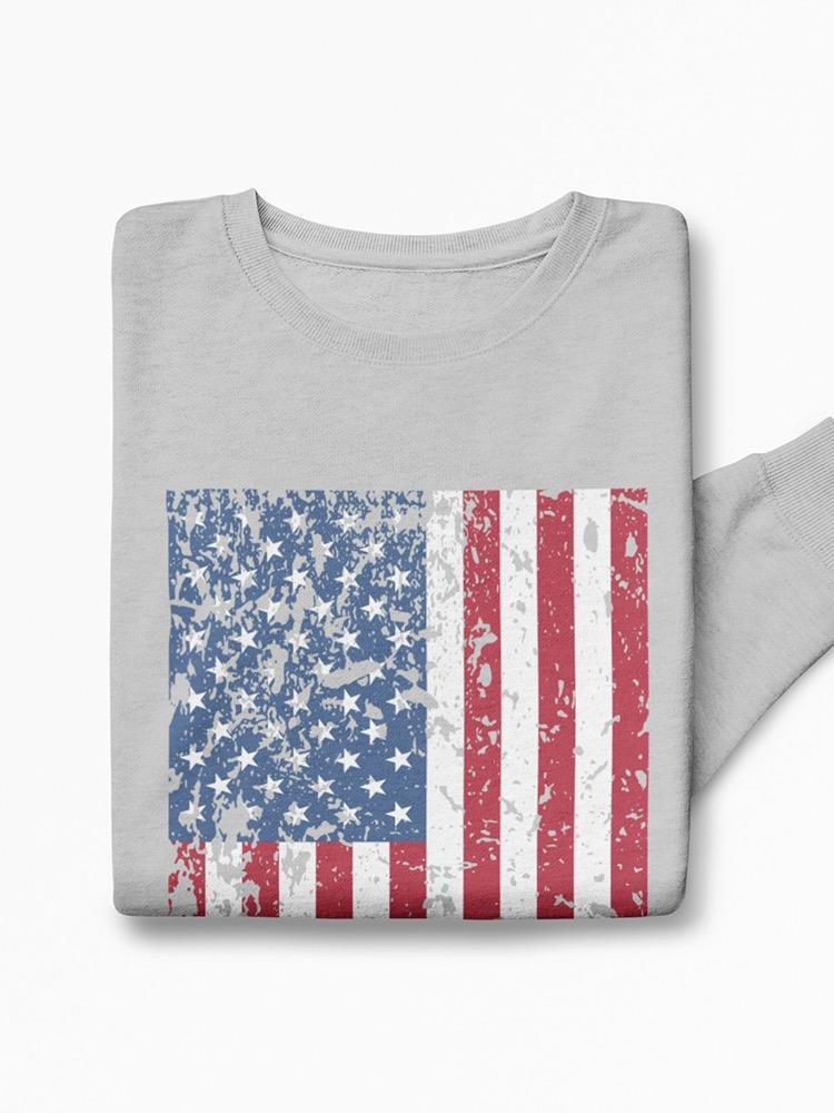 Torn American Flag Style Sweatshirt Women's -GoatDeals Designs image 2