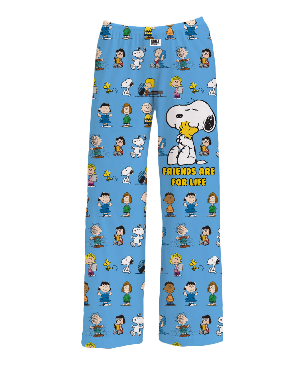 Brief Insanity Snoopy Friends Pajama Lounge Pants image 0