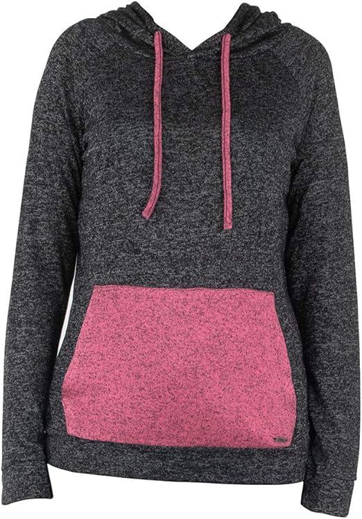 Hello Mello Carefree Threads Women's Heather Drawstring Hooded Sweatshirt image 1