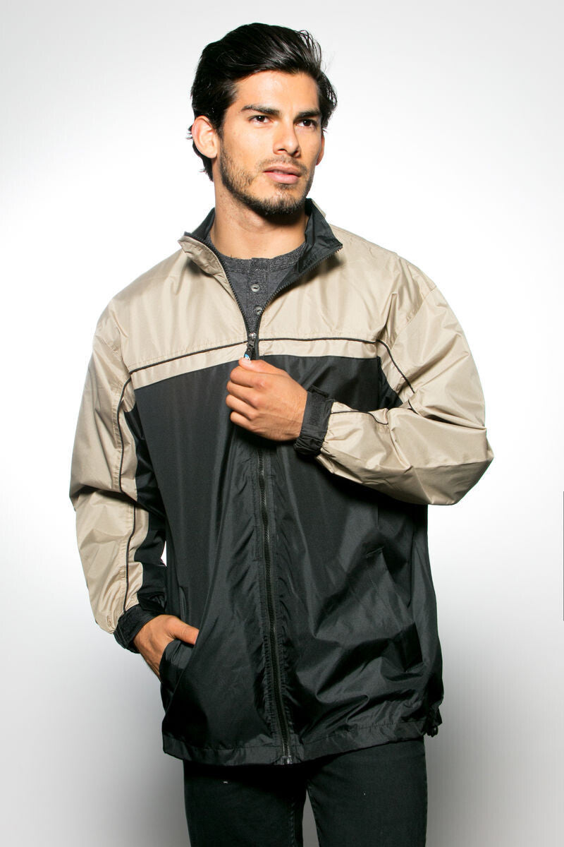 I5 Apparel Men's Lightweight Windbreaker Rain Jacke image 0