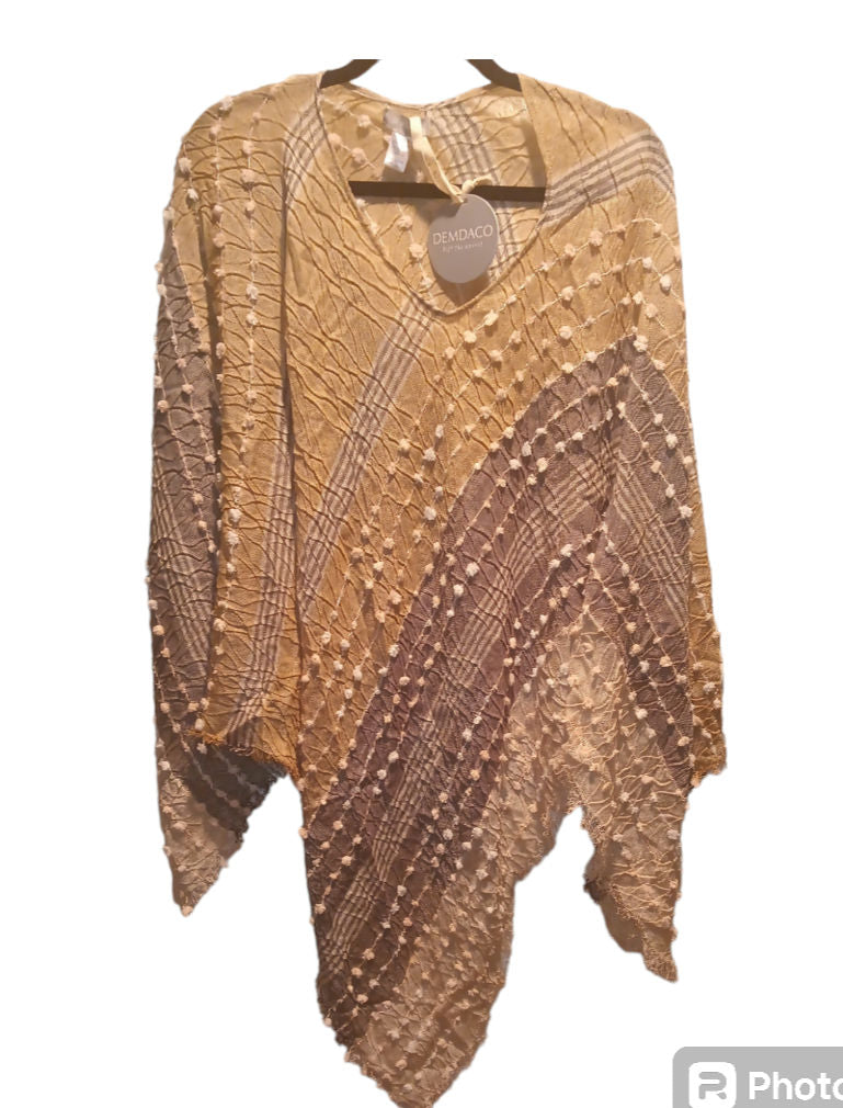 Textured Poncho image 0
