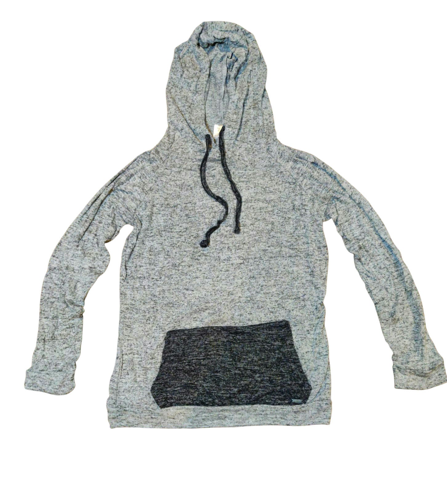 Hello Mello Carefree Threads Women's Heather Drawstring Hooded Sweatshirt image 0