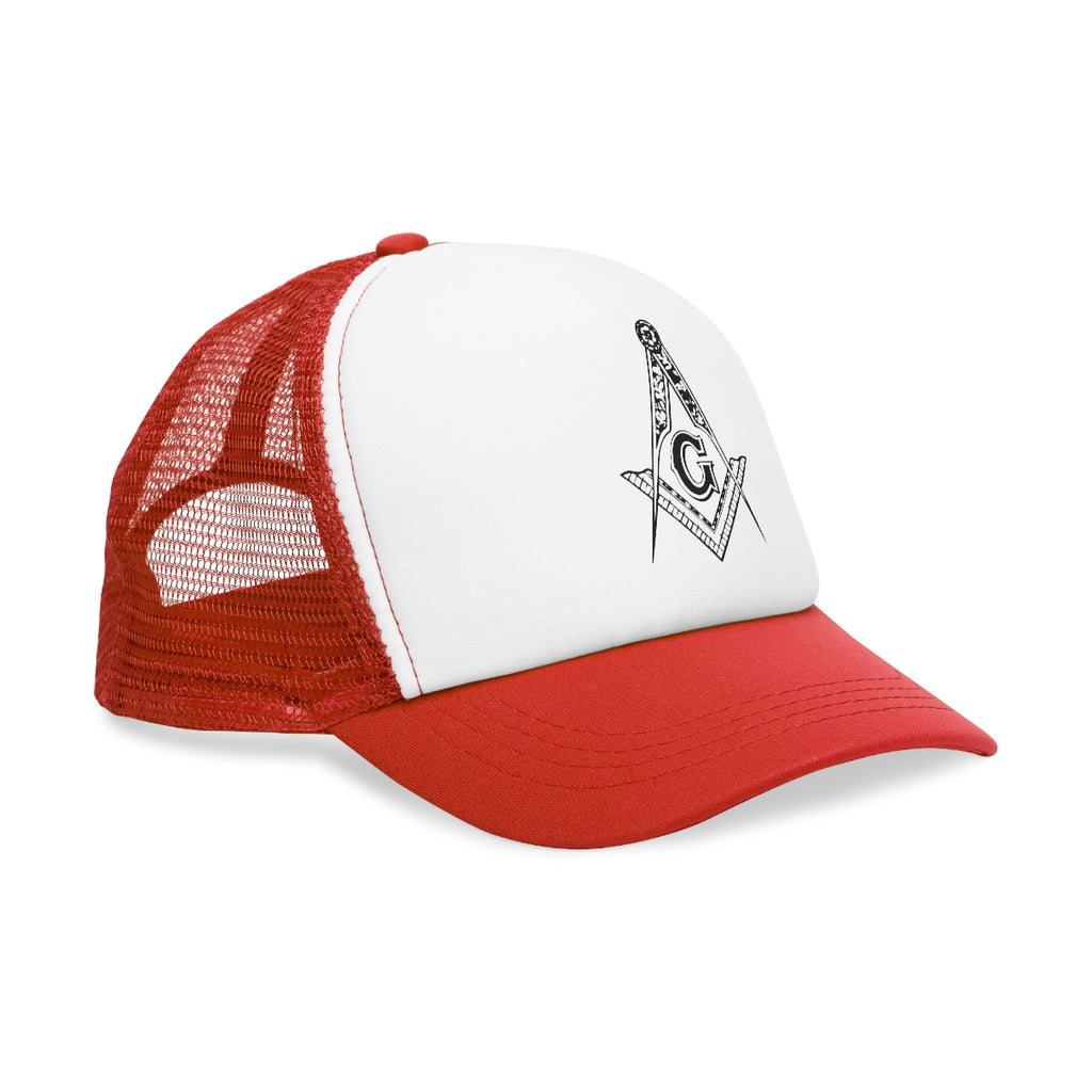 Mason Square & Compass Mesh Cap image 3
