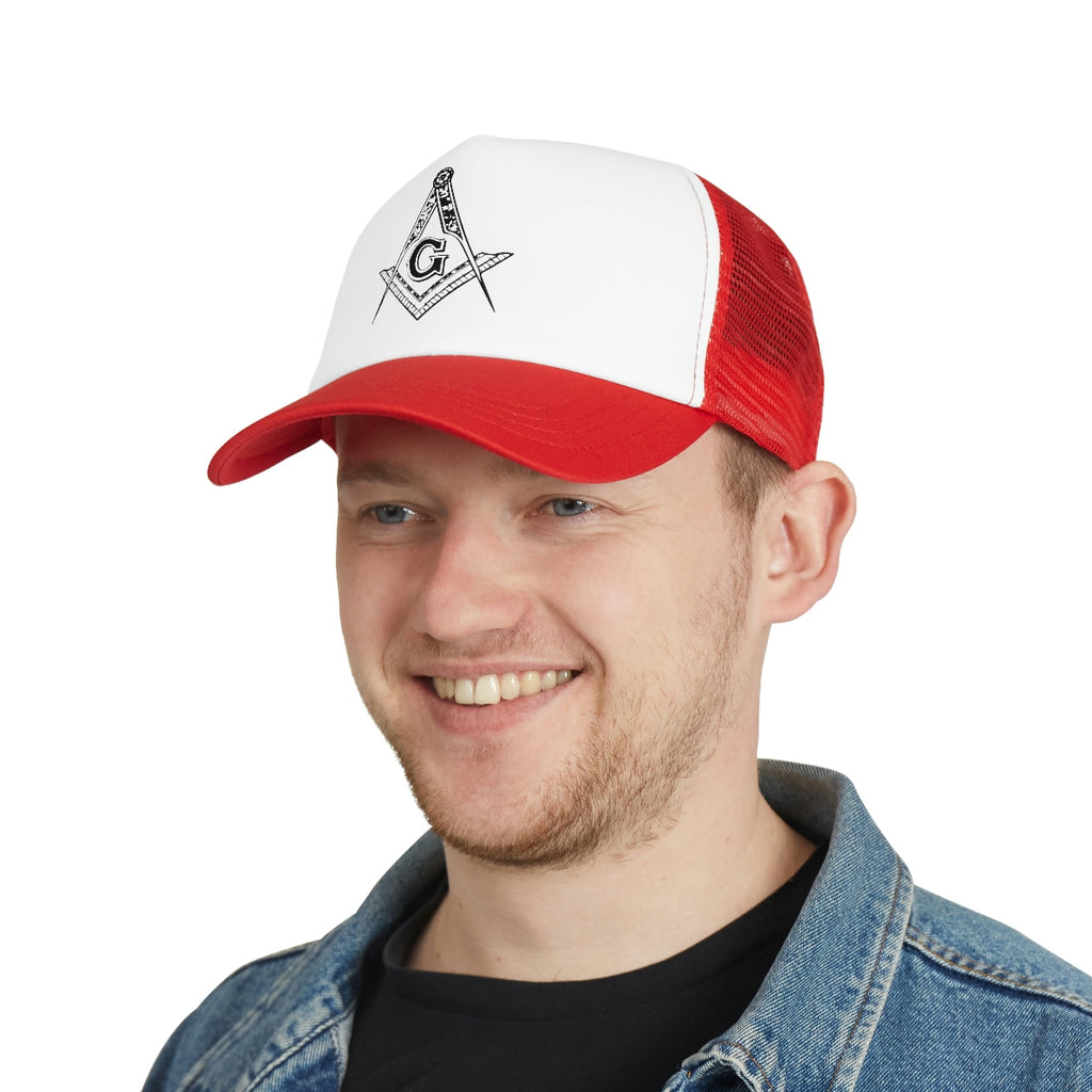 Mason Square & Compass Mesh Cap image 5