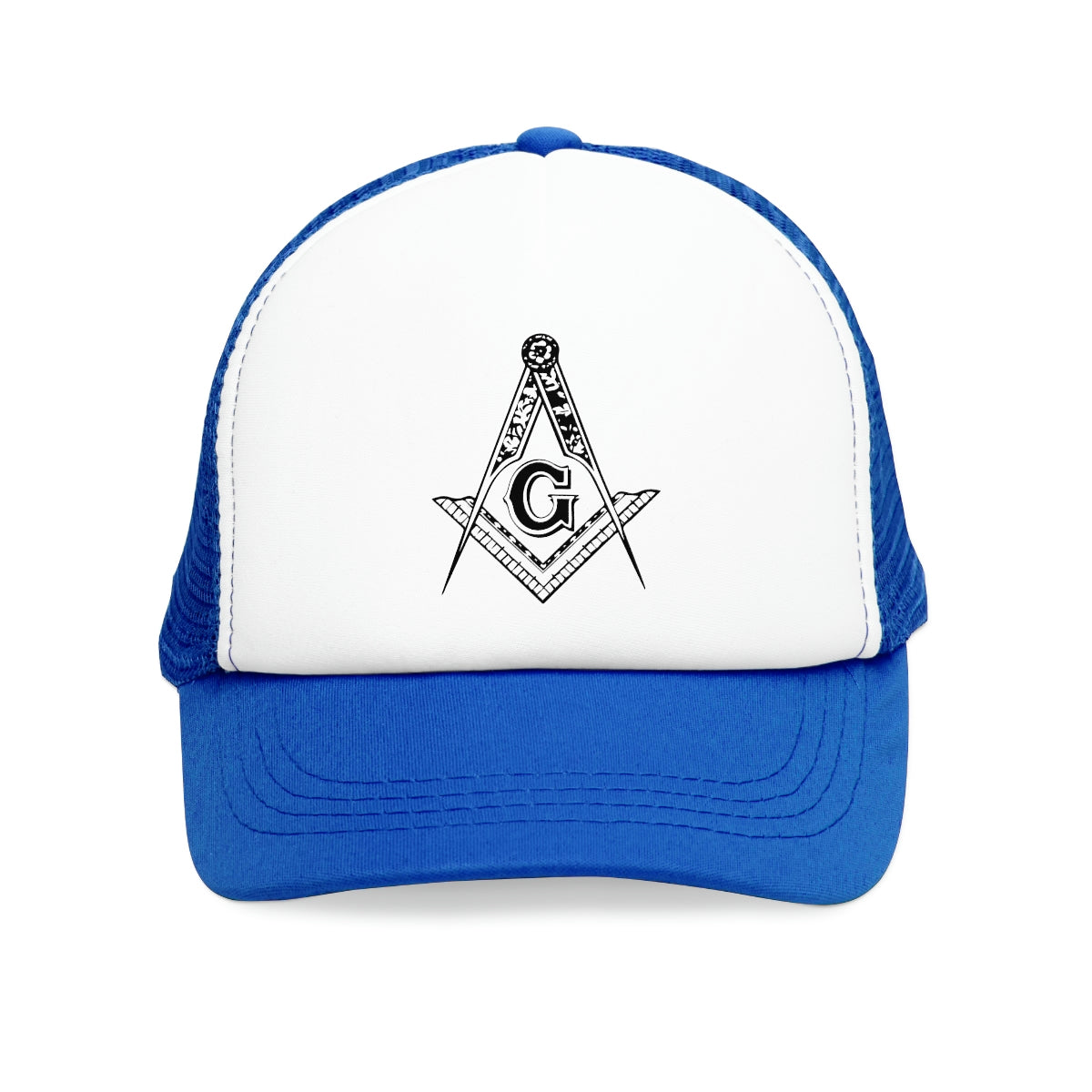 Mason Square & Compass Mesh Cap image 0
