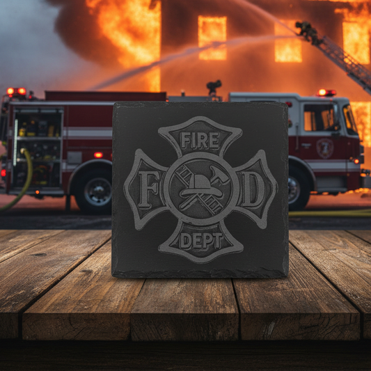 Fired Department Coaster