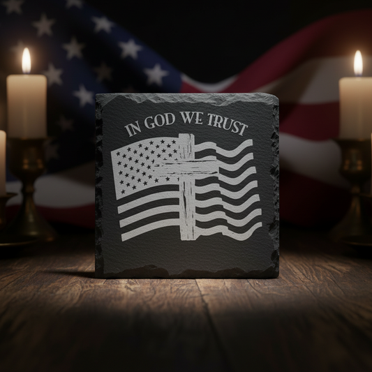 In God We Trust Coaster
