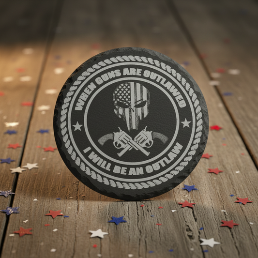 When Guns are Outlawed Coaster