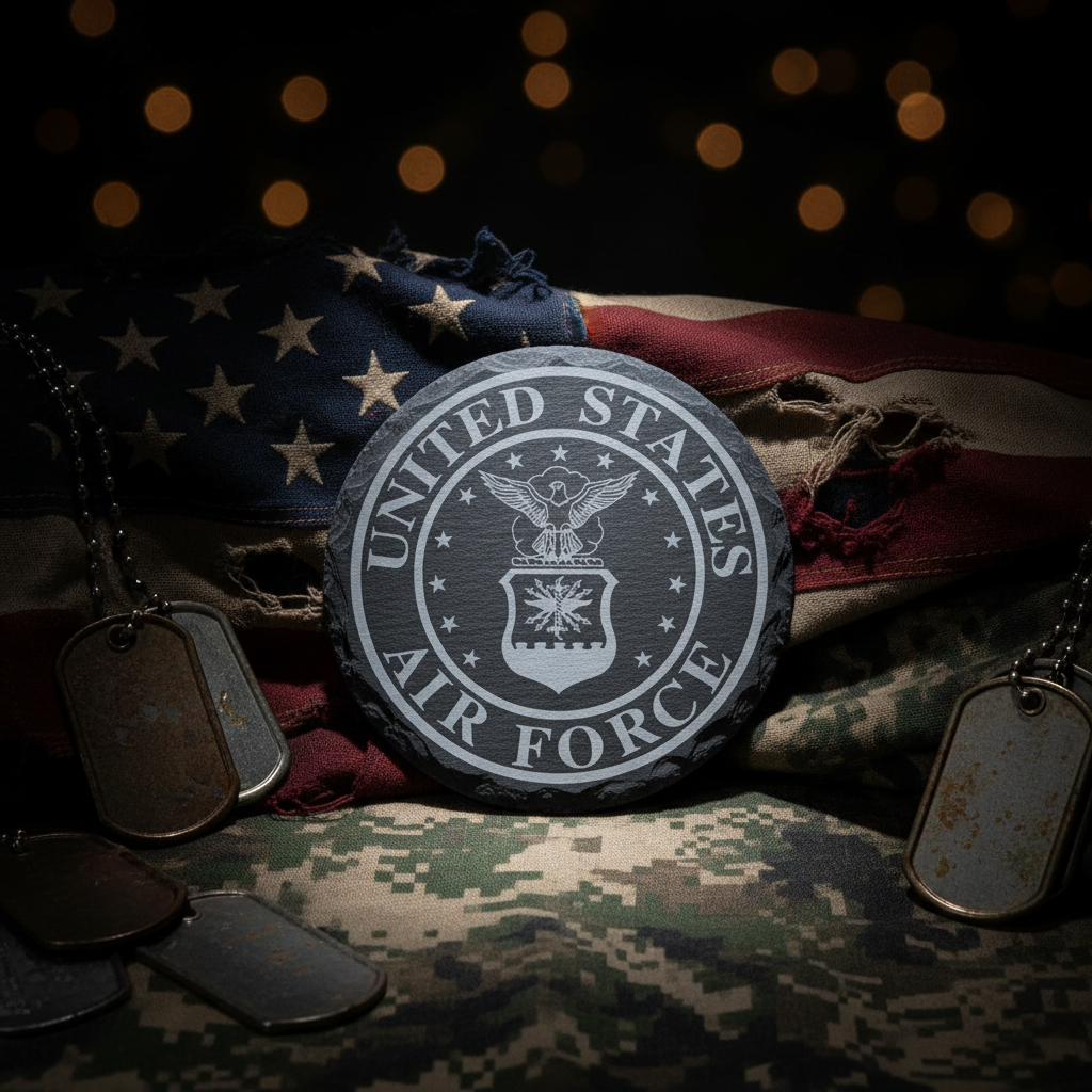 Armed Forces Slate Coasters