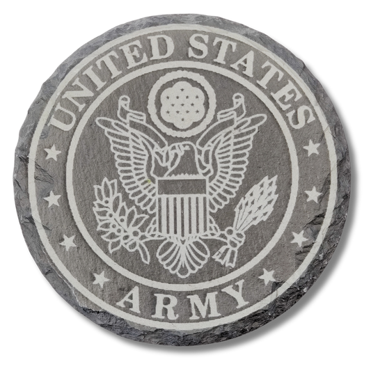 Armed Forces Slate Coasters