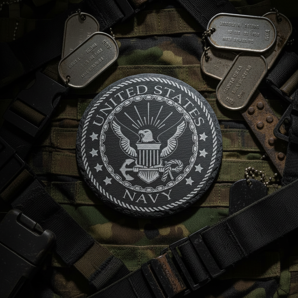 Armed Forces Slate Coasters