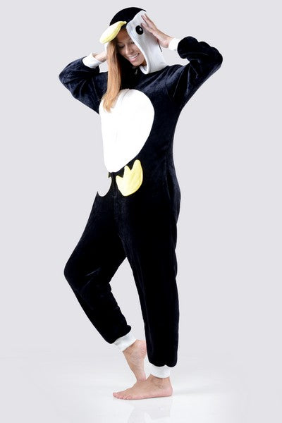 Yelete Women's Penguin Animal One Piece Pajama image 1