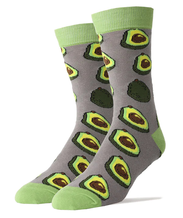 OOOH YEAH! Men's Crew-Avacado Socks image 0