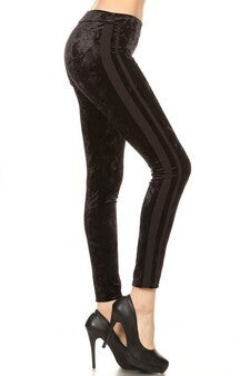 Icy Velvet Side Stripe Pants image 0