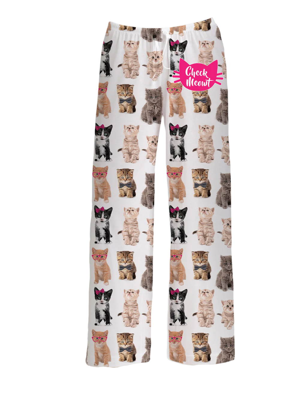 Brief Insanity Check Meowt Cat Pajama Pants image 0