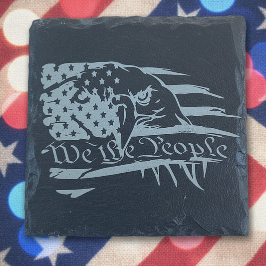 We the People Slate Coaster