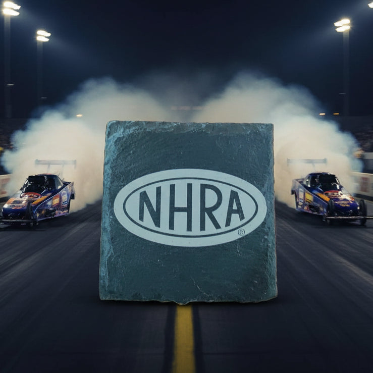 NHRA Slate Coaster